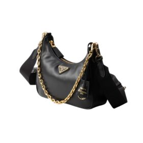 Re-Edition 2005 Ledertasche in Schwarz 18cm