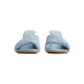 Leder-Mule in Eis 8cm