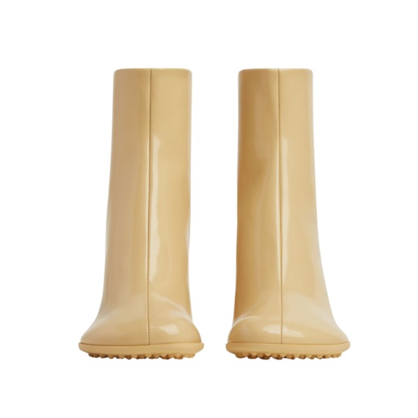 Leder-Stiefeletten mit Gummisohle 7.5
