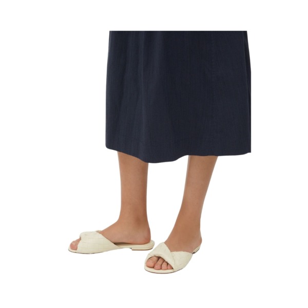 Flache Pantolette Meersalz
