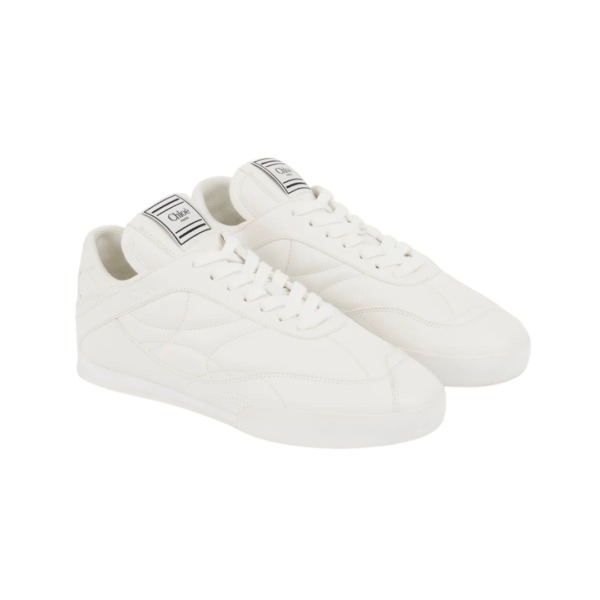 Weiße Kick-Sneaker