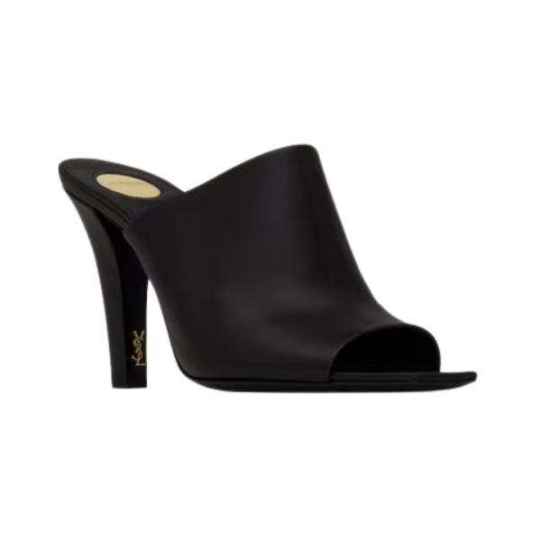 Jill Mules aus glattem Leder 9.5cm