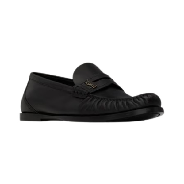 Loafer aus glattem Leder