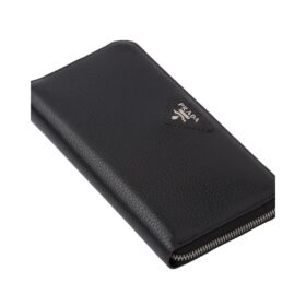 Großes Leder in Schwarz 10.3cm