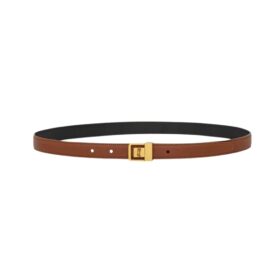 LA 66 dünner Gürtel aus genarbtem Lammleder 2cm