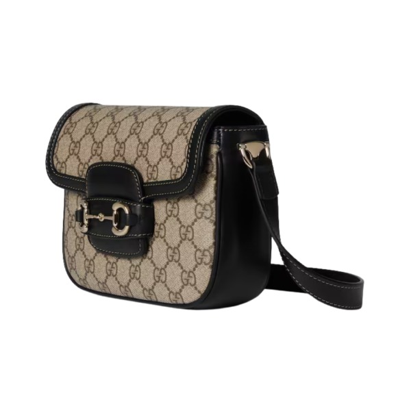 Weiche Mini-Schultertasche aus braunem Leder 20cm