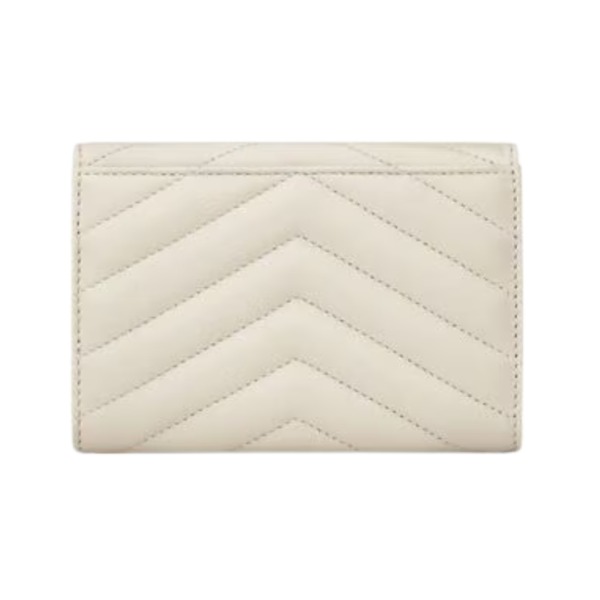 Cassandre Matelassé kleine Umschlag-Geldbörse aus Lammleder 13.5cm