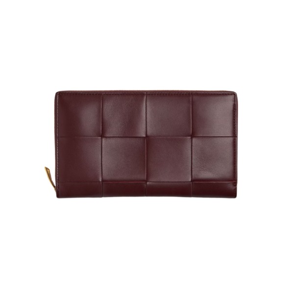 Leder Geldbörse Madder Braun 11.5cm