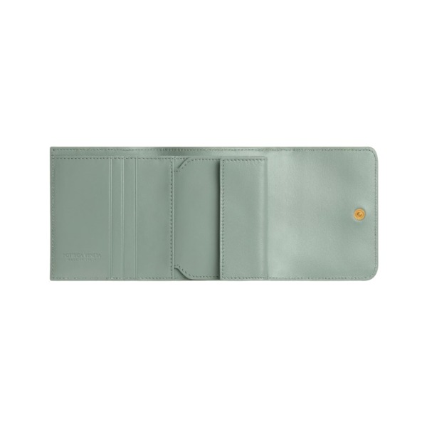 Leder-Geldbörse Travertin 9cm