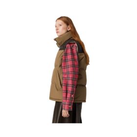 Frosted Poplin Puffer Weste