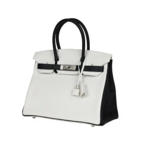 Weiß und Schwarz Clemence 30cm