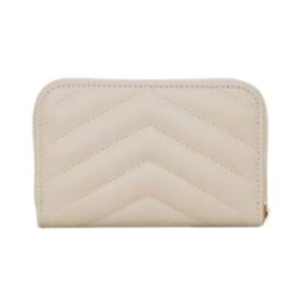 Cassandre matelassierte Münz- und Kartenbrieftasche aus Lammleder 11cm
