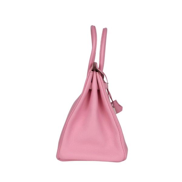 Bubblegum Togo mit Palladium-Beschlägen 35cm