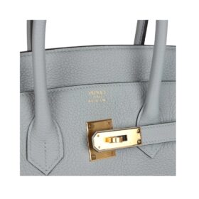 Bleu Glacier Togo Goldbeschläge 35cm