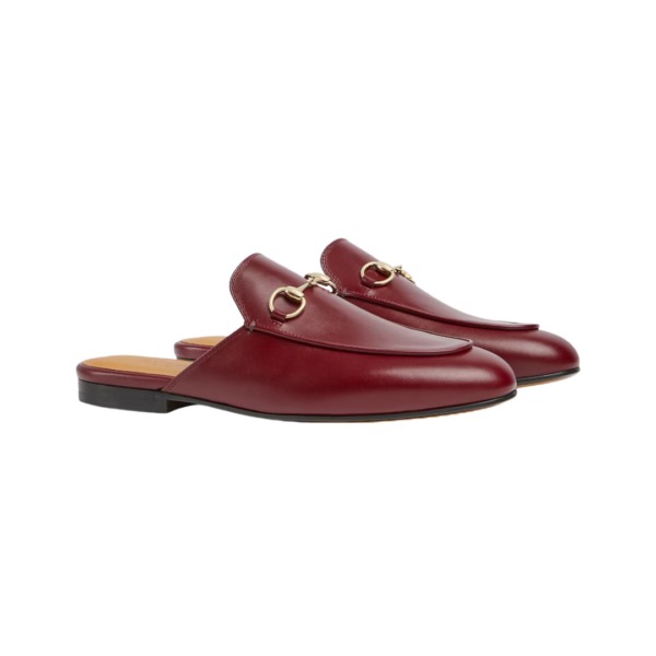 Damen Princetown Rotes Leder