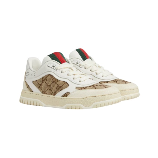 Weißes Leder Re-WebTurnschuh