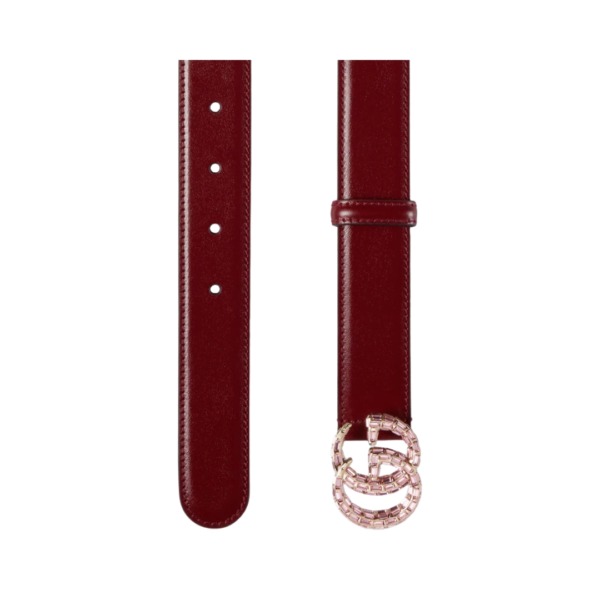 Kristall schmal Rot 3cm