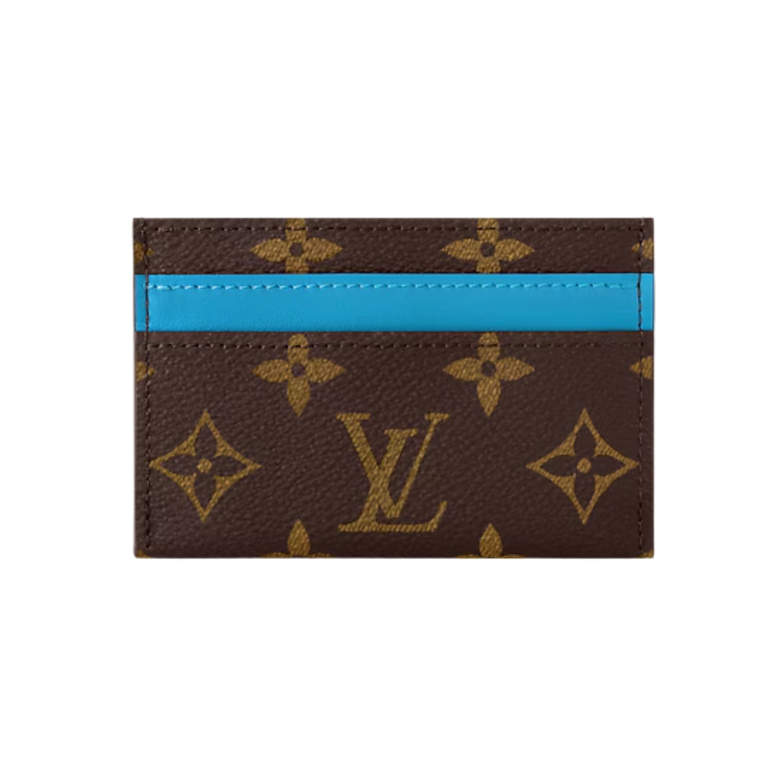 Doppel-Kartenetui Gaston Blau 11cm