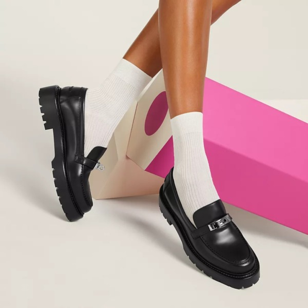 Icône Mokassins Schwarz 3cm