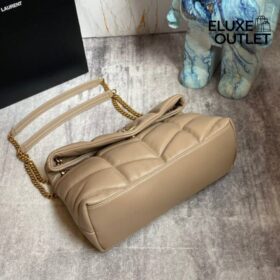 Puffer Medium aus Nappaleder 35cm