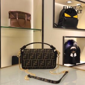 Tasche FF in Braun 13cm