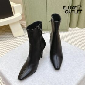 Jill Stiefeletten aus glattem Leder 7.5cm