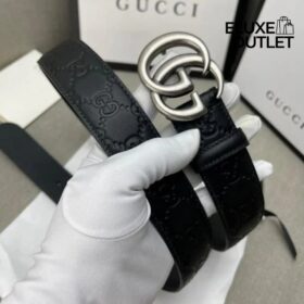 GG Milano Gürtel Schwarz  3cm