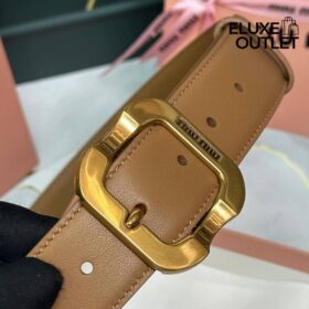 Leder Karamell  3.5cm