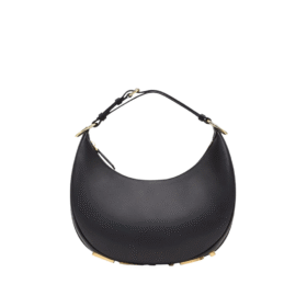 Schwarze Ledertasche  24.5cm