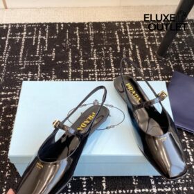 Lackleder Slingback-Ballerinas 1.5cm