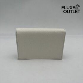 Kleine Saffiano-Leder  in Weiß 11.2cm