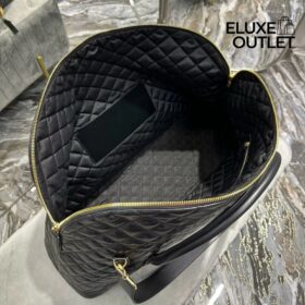 ES Giant Travel Bag aus gestepptem Leder 56cm