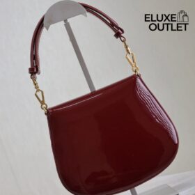 Voltaire Lackleder Weinrot 17.5 cm
