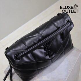 Puffer Medium aus Nappaleder 35cm
