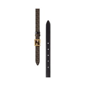 Beidseitiger Gürtel aus schwarzem Leder 2cm