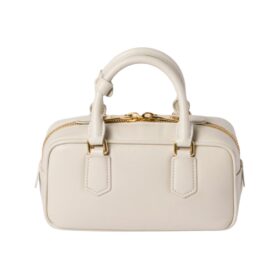 Arcadie-Leder-Mini Kreideweiß  10.5cm