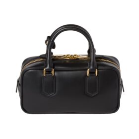 Arcadie-Leder-Mini Schwarz  10.5cm