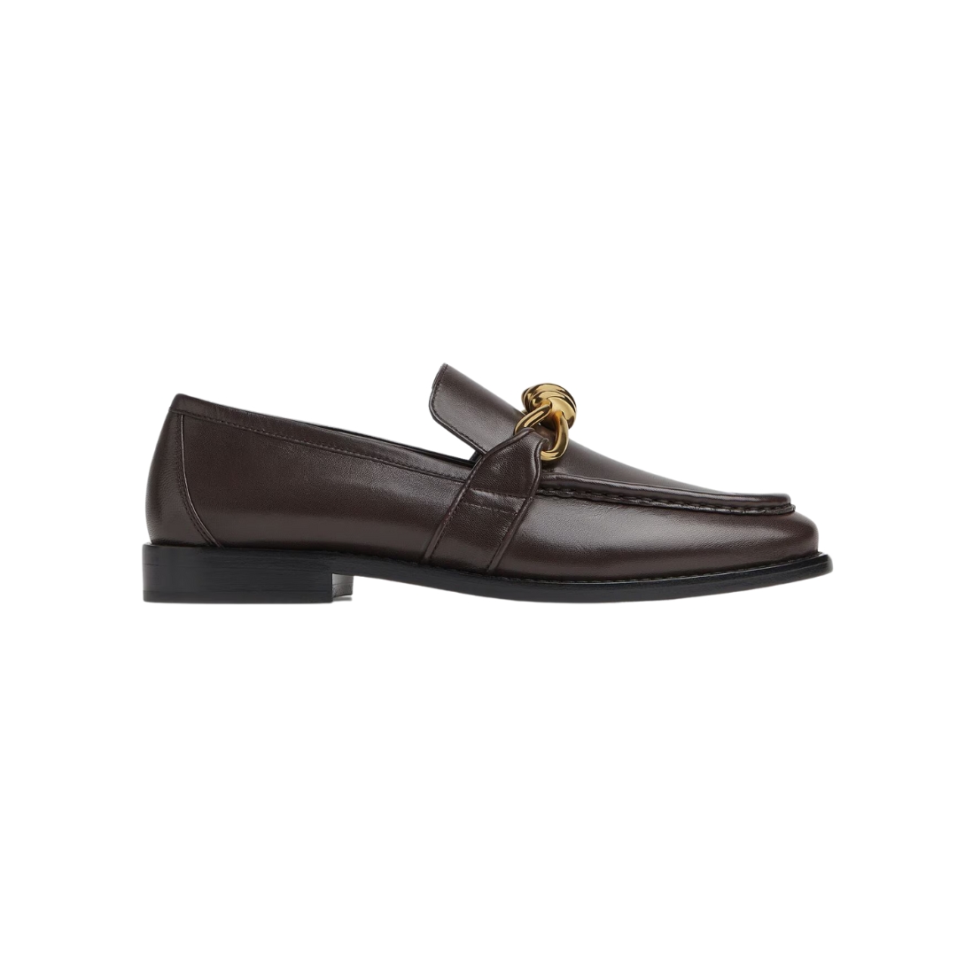 Loafer aus weichem Kalbsleder in Fondant