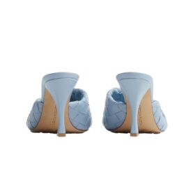 Leder-Mule in Eis 8cm