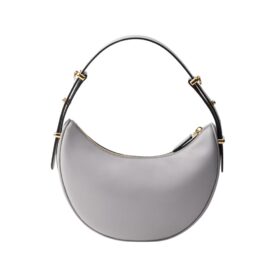 Arqué kleine Ledertasche Granitgrau 18.5cm