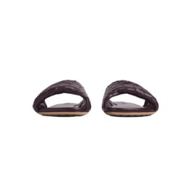 Flache Pantolette Dunkler Barolo