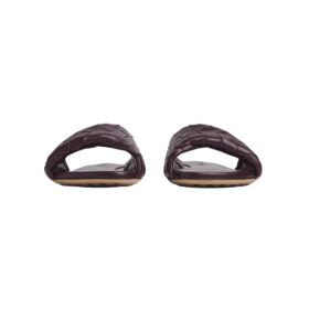 Flache Pantolette Dunkler Barolo