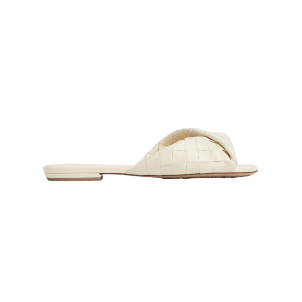 Flache Pantolette Meersalz