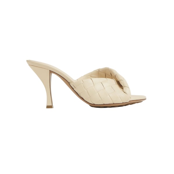 Leder-Pantolette Meersalz 8cm