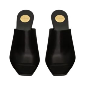 Jill Mules aus glattem Leder 9.5cm