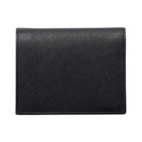 Kleine Saffiano-Leder-Geldbörse 11.2cm