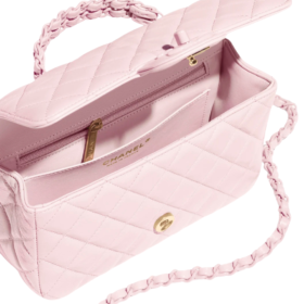 Mini Flap Bag mit Oberem Griff
