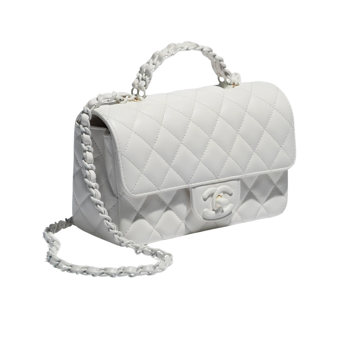 Mini Flap Bag mit Oberem Griff