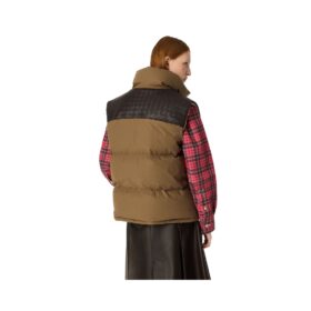 Frosted Poplin Puffer Weste