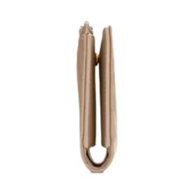 Cassandre Matelassé Fragments Bifold-Geldbörse aus Grain de Poudre-Leder 13cm